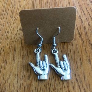 Sign Language Earrings